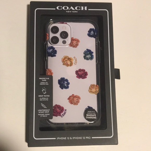 Coach floral iPhone 12 & 12 pro phone case